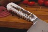 Шеф нож серии "Classic" Bohler N690, рукоять белый акрил/шишка. 